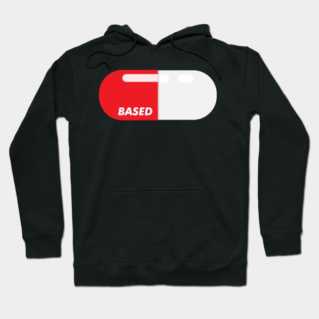 Based and red pilled red pill capsule Hoodie by FOGSJ